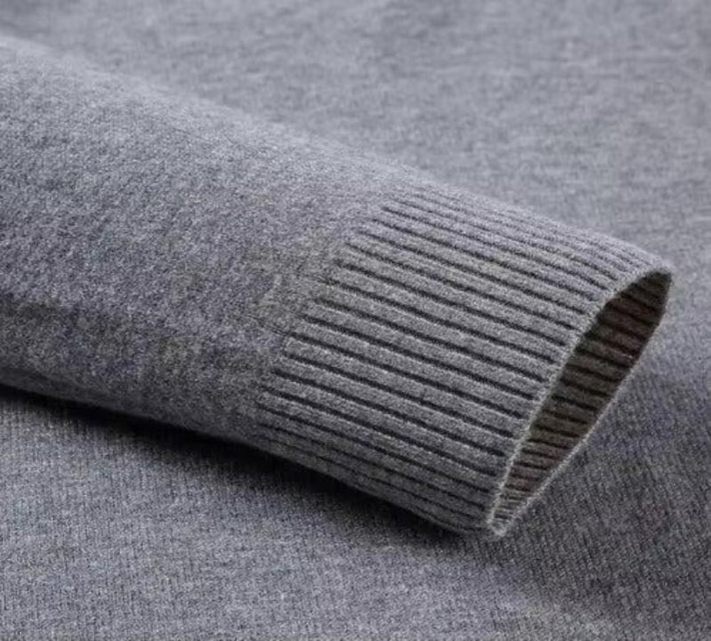 Cashmere Men's Sweater – Silvano-Beige-S-State of Style