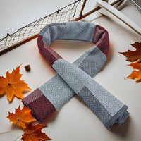 Cashmere Winter Scarf for Men - Ryan-Black/Red-State of Style