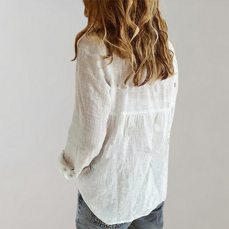 Casual Blouse for Women - Mira-Blue-2XS-State of Style