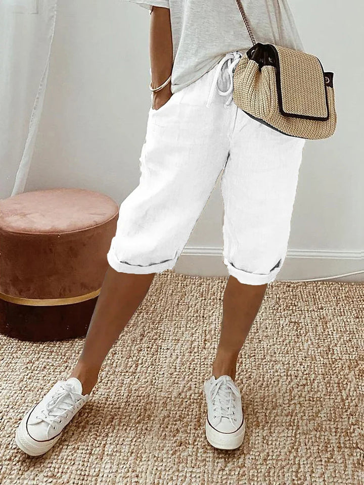 Casual Capri Trousers for Women – Sophie-White-S-State of Style