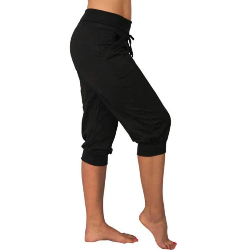 Casual capri trousers - Luna-Beige-S-State of Style