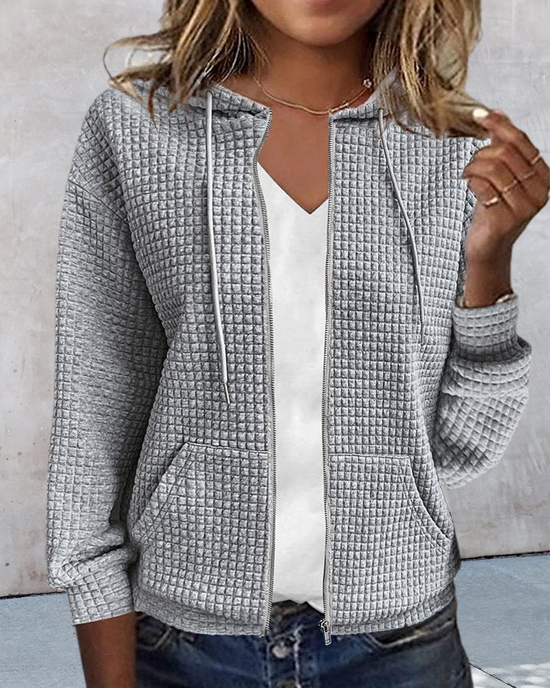Casual Comfort Women's Vest with Pockets and Drawstrings - Sophie-Grey-S-State of Style