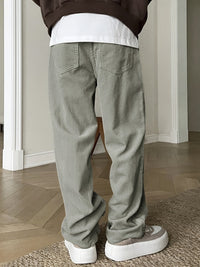 Casual Corduroy Men's Trousers with Drawstring - Mason-Black-S-State of Style