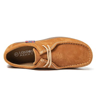 Casual Cowhide Sneakers Bryan – British-Inspired European Style-Yellow-5.0-State of Style
