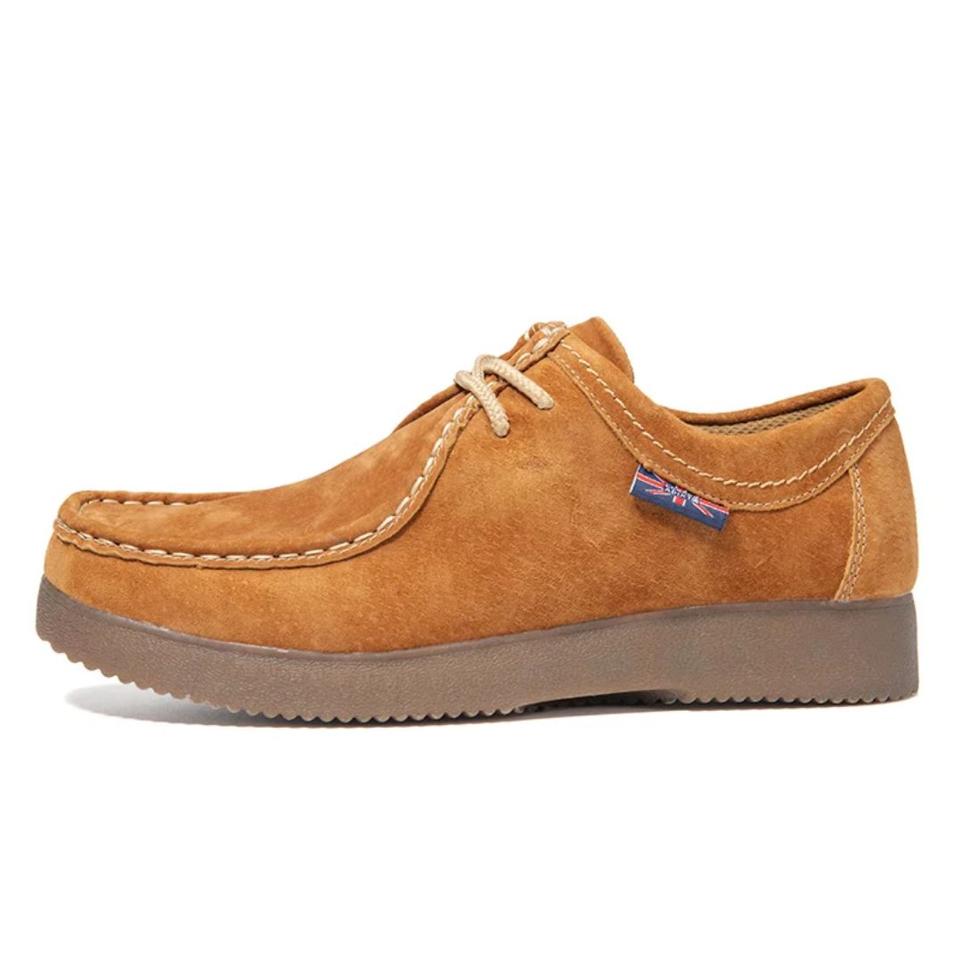 Casual Cowhide Sneakers Bryan – British-Inspired European Style-Yellow-5.0-State of Style