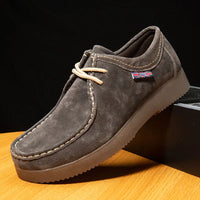 Casual Cowhide Sneakers Bryan – British-Inspired European Style-Yellow-5.0-State of Style