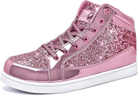 Casual Glitter Sneakers - NeonFlash-Black-5-State of Style