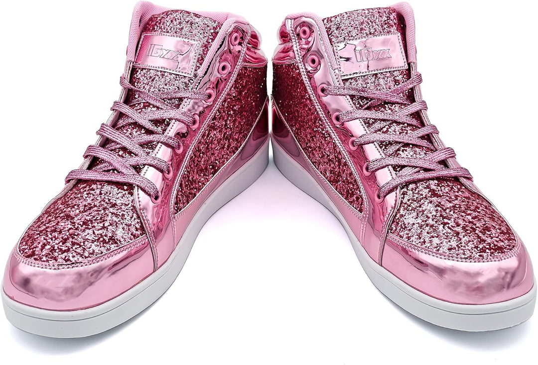 Casual Glitter Sneakers - NeonFlash-Black-5-State of Style