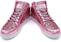 Casual Glitter Sneakers - NeonFlash-Black-5-State of Style