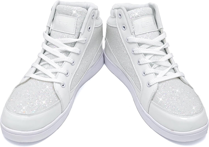 Casual Glitter Sneakers - NeonFlash-Black-5-State of Style