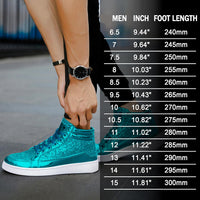 Casual Glitter Sneakers - NeonFlash-Black-5-State of Style