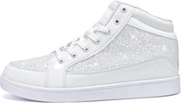 Casual Glitter Sneakers - NeonFlash-Black-7-State of Style