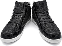 Casual Glitter Sneakers - NeonFlash-Black-7-State of Style