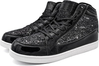 Casual Glitter Sneakers - NeonFlash-Black-7-State of Style