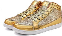 Casual Glitter Sneakers - NeonFlash-Black-7-State of Style