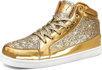 Casual Glitter Sneakers - NeonFlash-Gold-5-State of Style