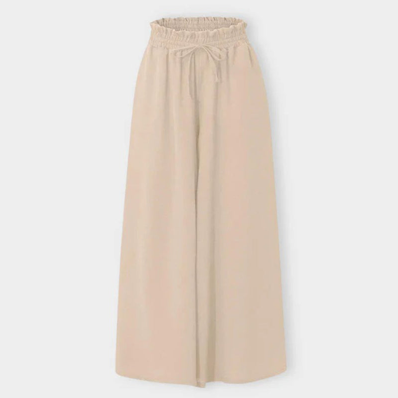 Casual High Waist Trousers for Women - Isla-Dark blue-S-State of Style