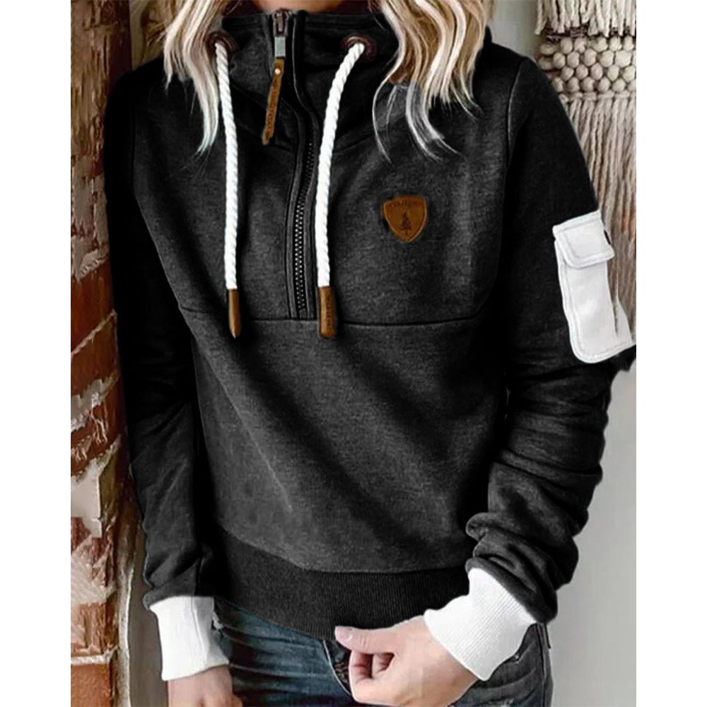 Casual Hoodie in Solid Colour - Luna-Green-S-State of Style