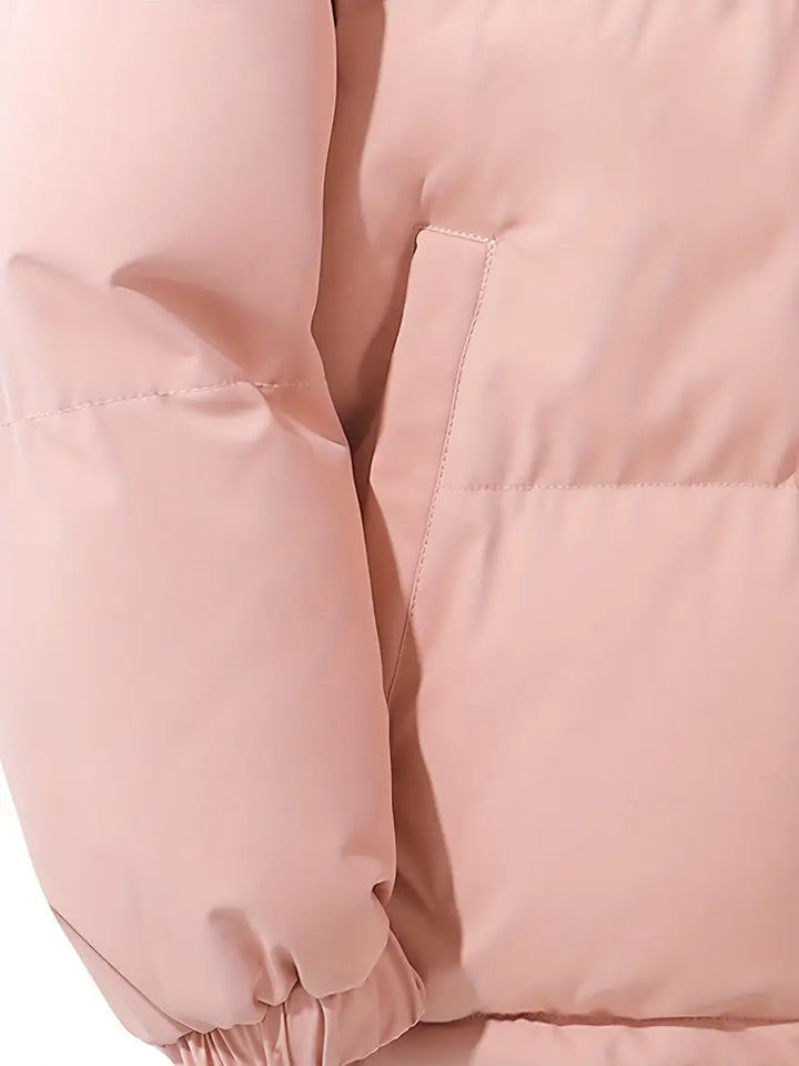 Casual Hoodie Jacket with Zip – Orion-Pink-M-State of Style