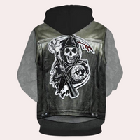 Casual Hoodie with Unique Print for Men - Mason-S-State of Style