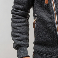 Casual Hoodie with Zip - Orion-Black-S-State of Style