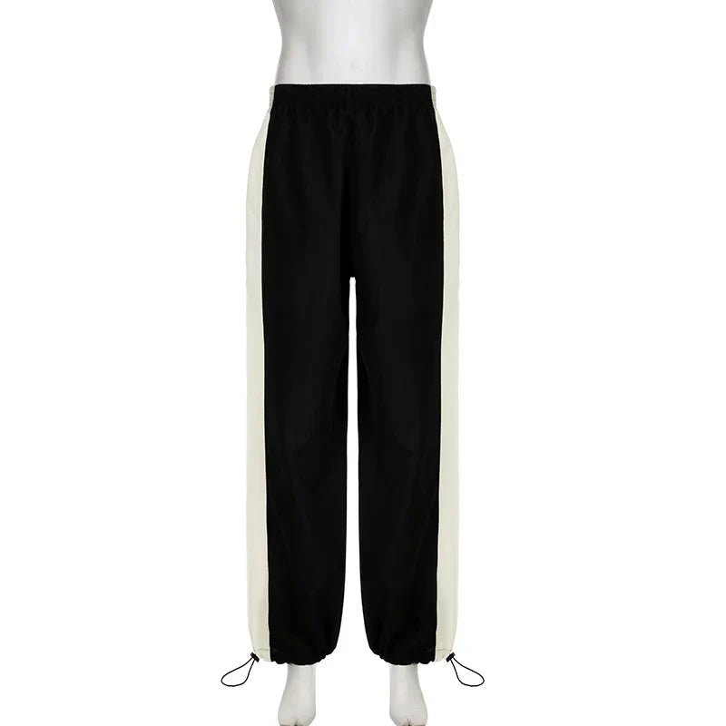 Casual Joggers with Colour Blocks - Nova-Black-XS-State of Style