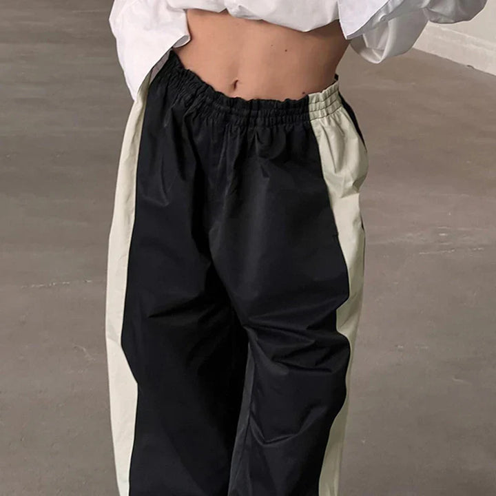 Casual Joggers with Colour Blocks - Nova-Black-XS-State of Style