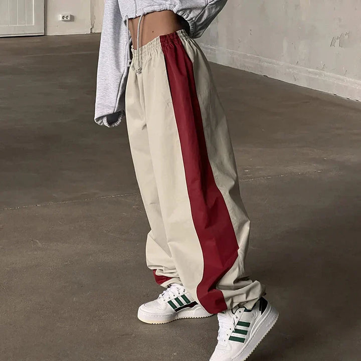 Casual Jogging Trousers with Colour Blocks - Nova-Black-XS-State of Style