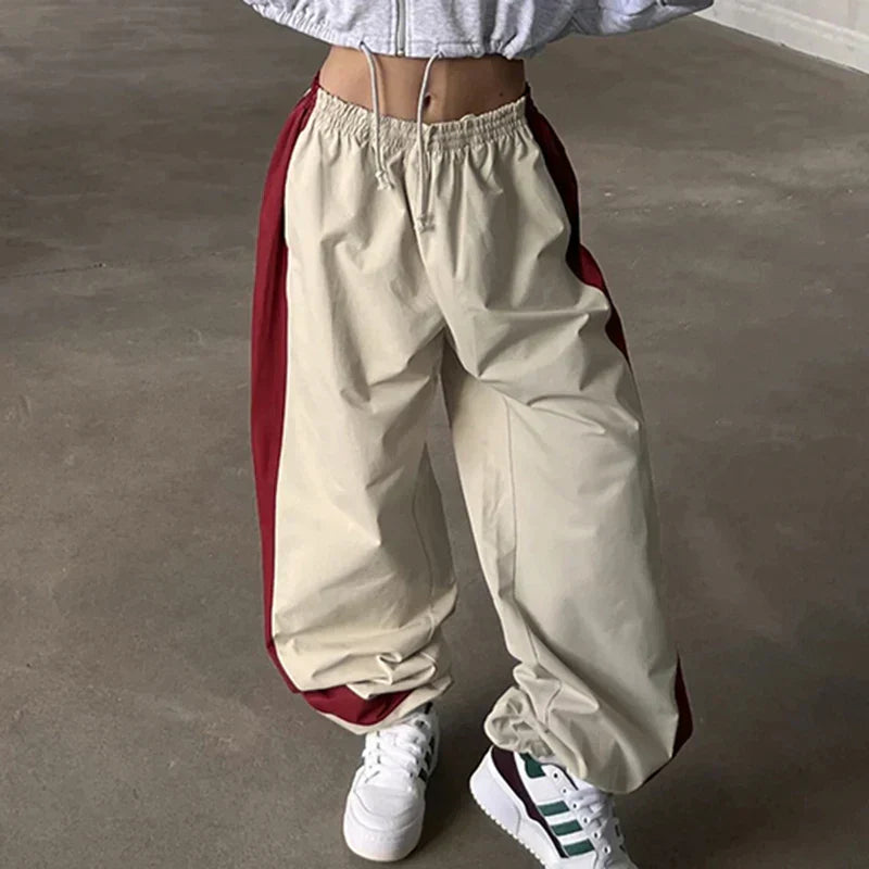 Casual Jogging Trousers with Colour Blocks - Nova-Black-XS-State of Style