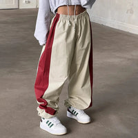 Casual Jogging Trousers with Colour Blocks - Nova-Red-XS-State of Style