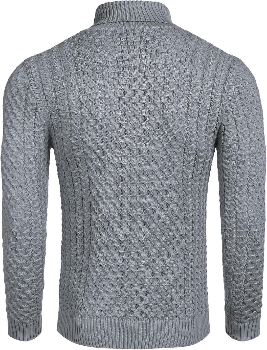 Casual Knit Men's Turtleneck - Sander-Black-S-State of Style