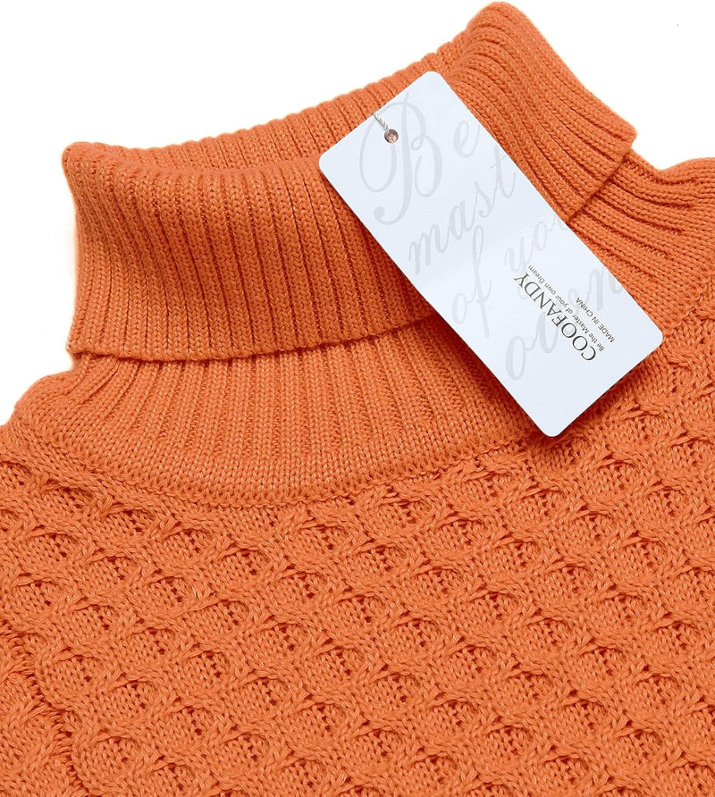 Casual Knit Men's Turtleneck - Sander-Black-S-State of Style