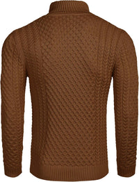 Casual Knit Men's Turtleneck - Sander-Black-S-State of Style