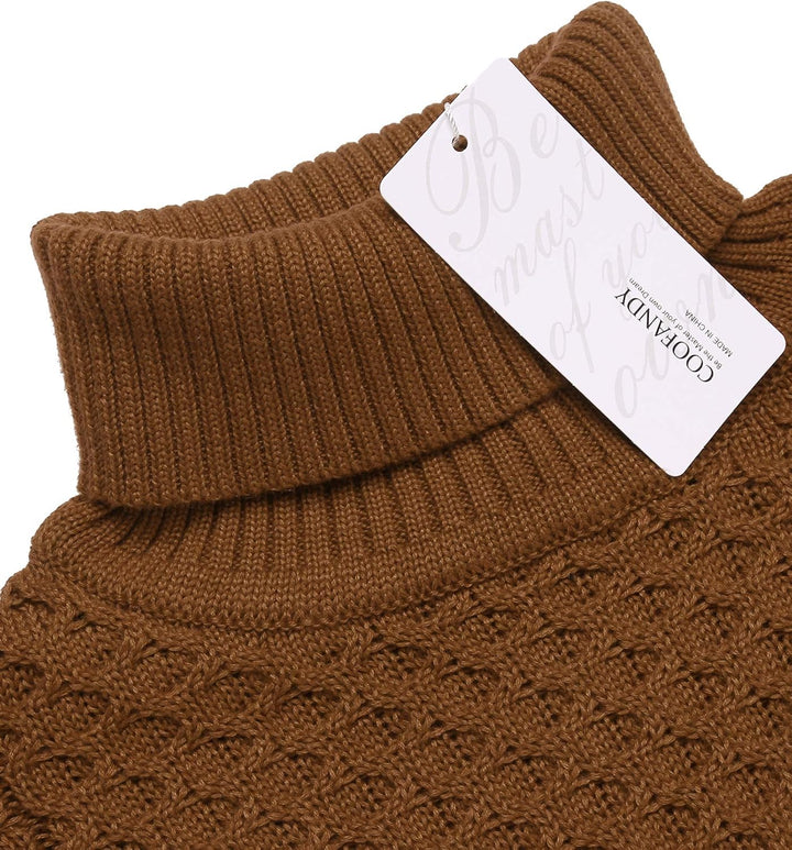 Casual Knit Men's Turtleneck - Sander-Black-S-State of Style