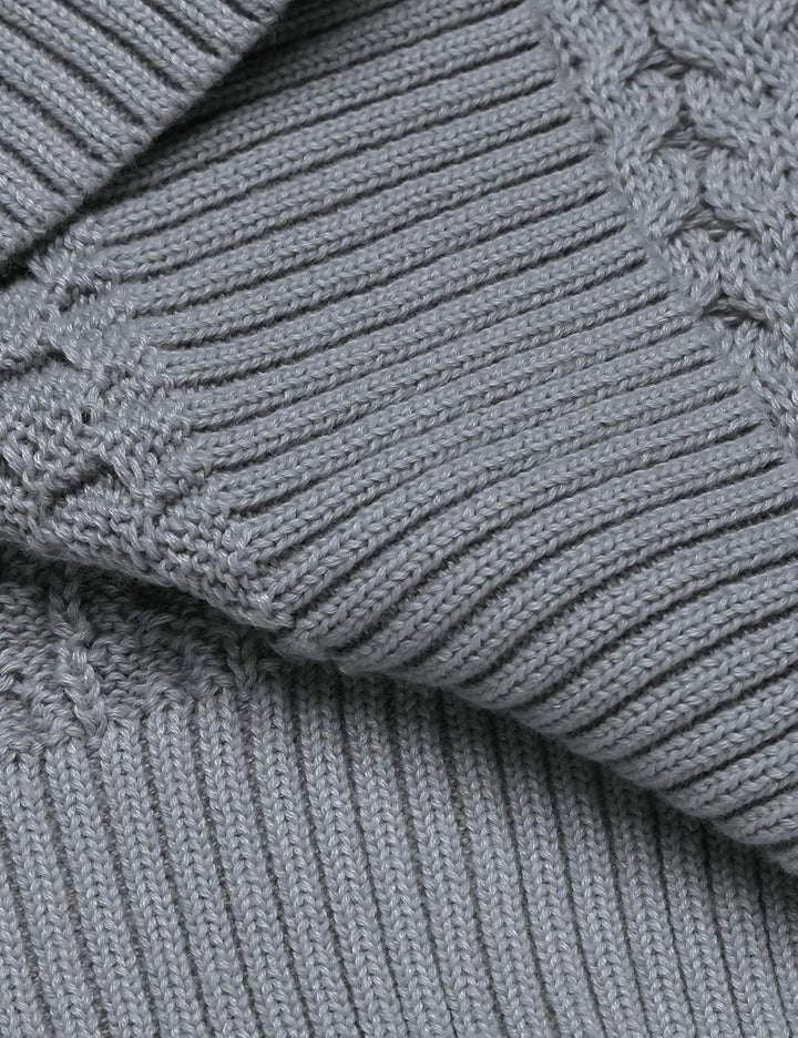 Casual Knit Men's Turtleneck - Sander-Black-S-State of Style