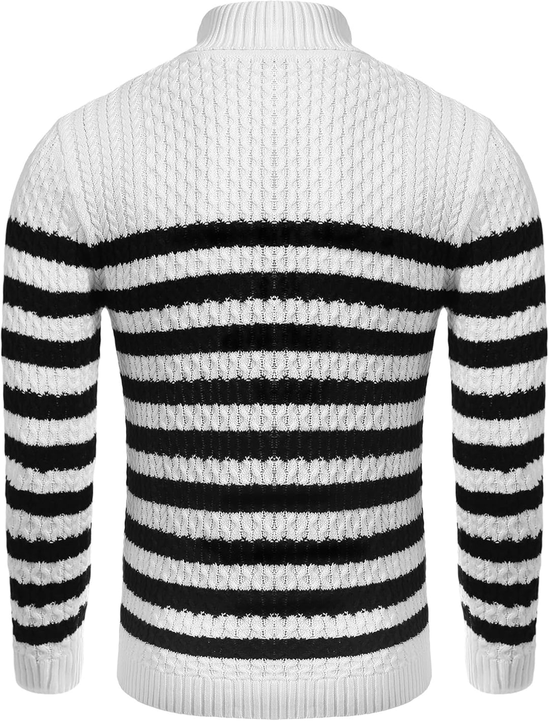 Casual Knit Men's Turtleneck - Sander-Black-S-State of Style