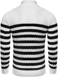 Casual Knit Men's Turtleneck - Sander-Black-S-State of Style