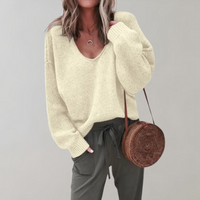Casual Knit Women’s Sweater - Mila-Beige-S-State of Style