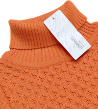 Casual Knitted Men's Turtleneck Sweater - Sander-Black-S-State of Style
