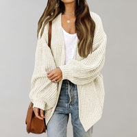 Casual Knitted Women's Cardigan - Aria-White-S-State of Style