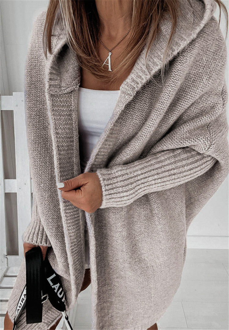 Casual Knitted Women's Cardigan - Eliza-Grey-S-State of Style
