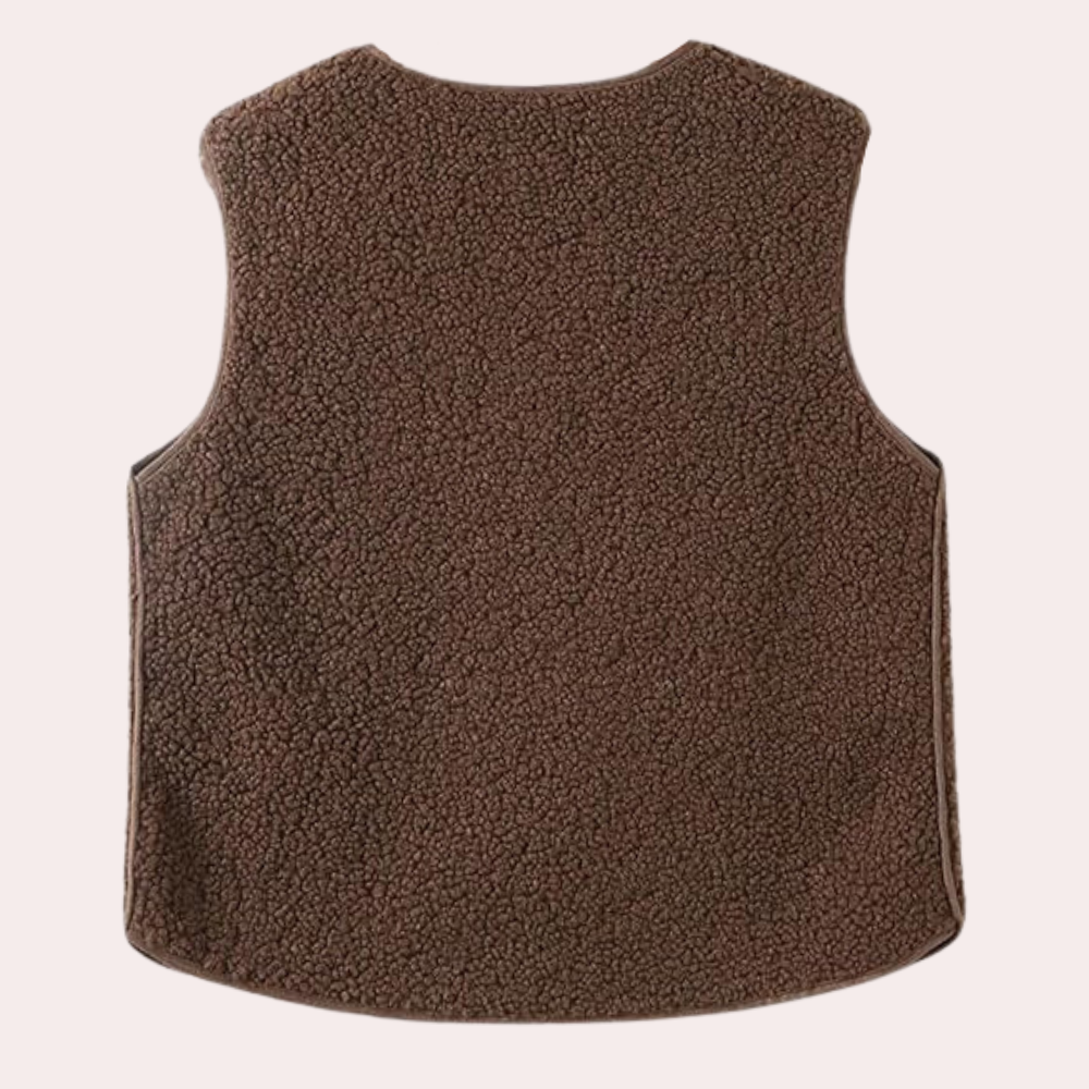 Casual Knotted Women's Gilet - Noa-Beige-XS-State of Style