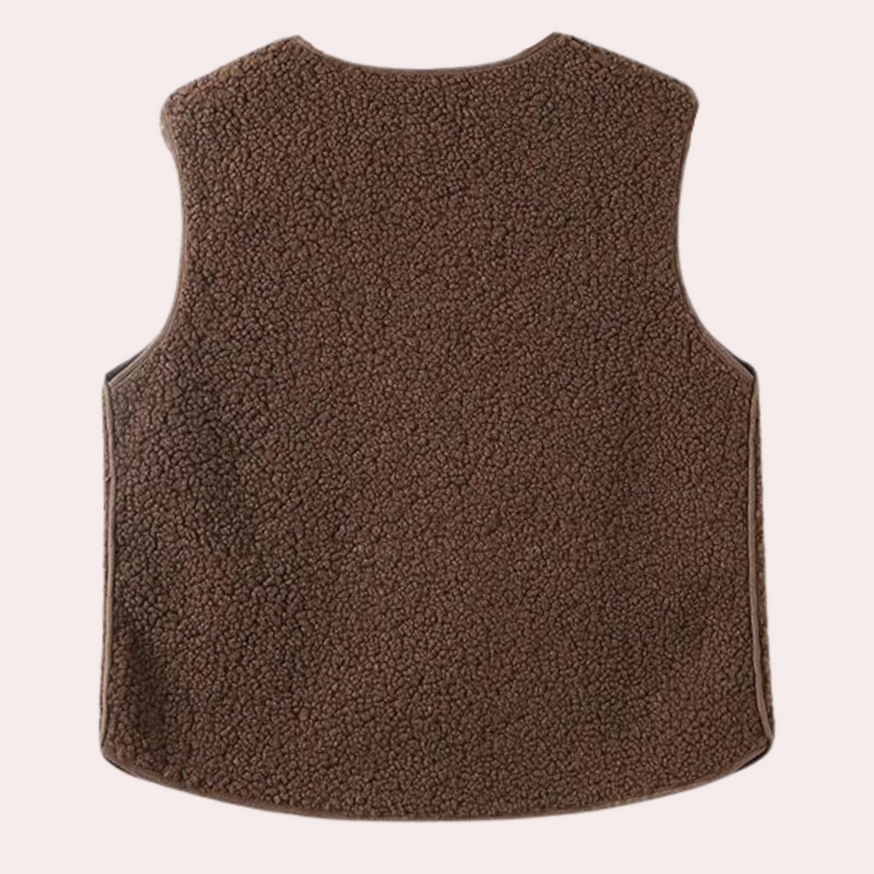 Casual Knotted Women's Gilet - Noa-Beige-XS-State of Style