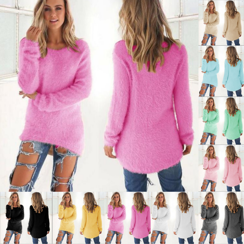 Casual Ladies Sweater - Ella-Beige-S-State of Style