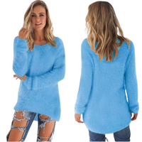 Casual Ladies Sweater - Ella-Blue-S-State of Style