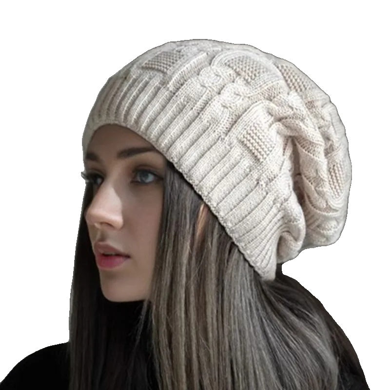 Casual Ladies Winter Beanie - Nina-White-State of Style