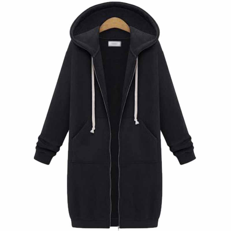 Casual Lang Women's Jacket - CozyZip-Black-M-State of Style