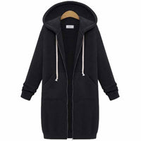 Casual Lang Women's Jacket - CozyZip-Black-M-State of Style