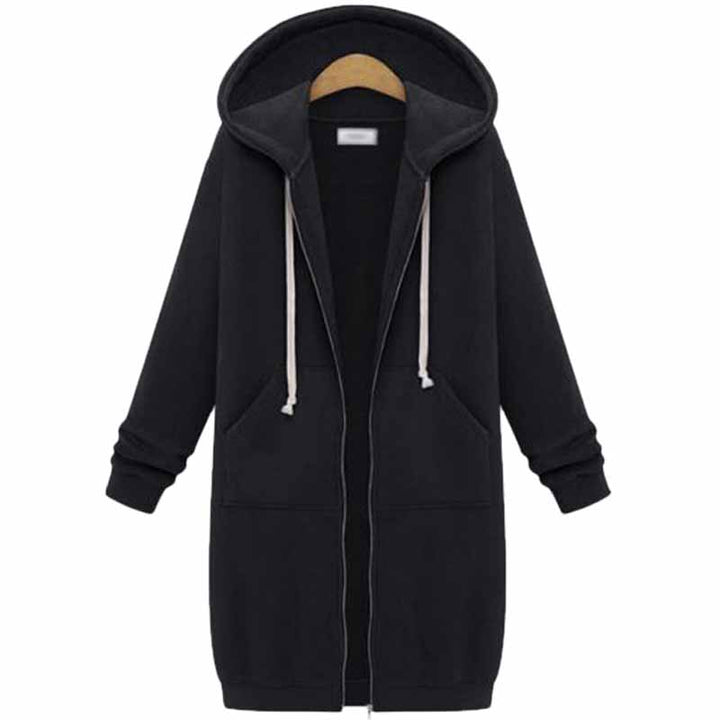 Casual Lang Women's Jacket - CozyZip-Black-M-State of Style