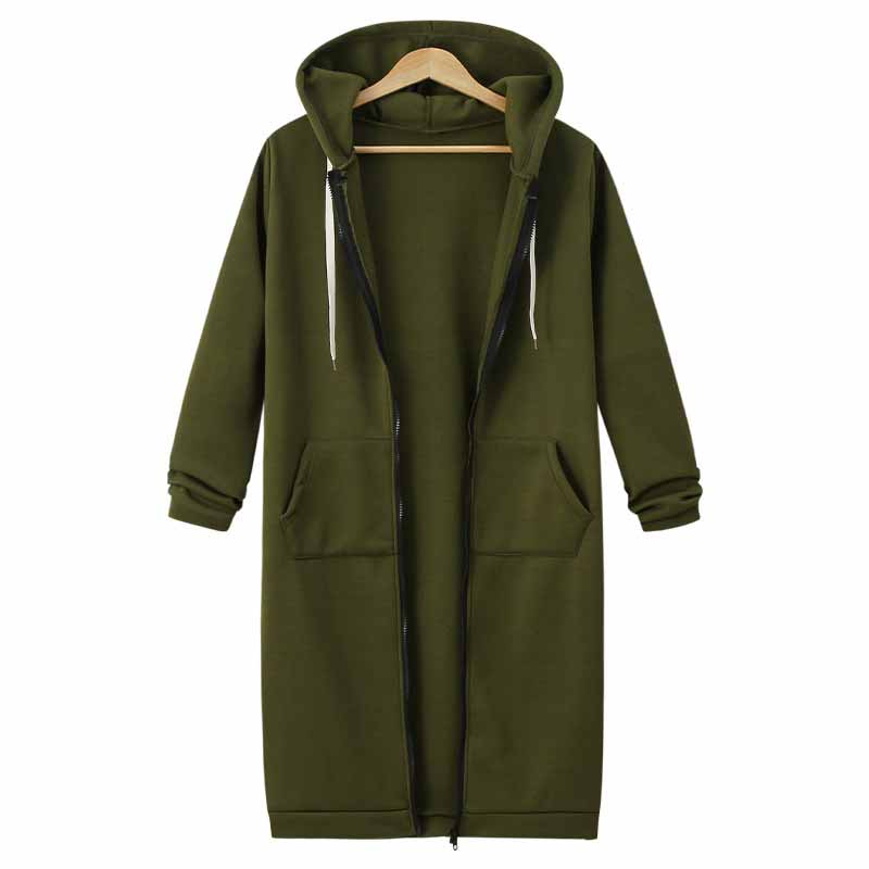 Casual Lang Women's Jacket - CozyZip-Olive green-M-State of Style